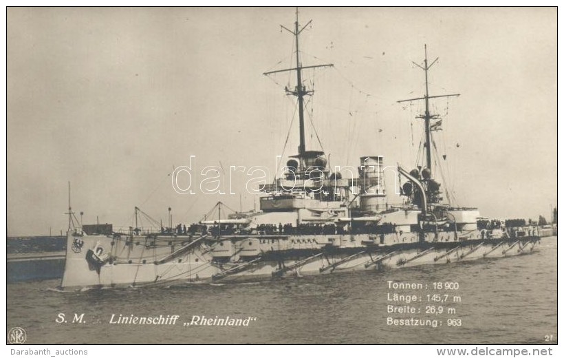 ** T1 SM Linienschiff Rheinland / German Navy - Non Classés