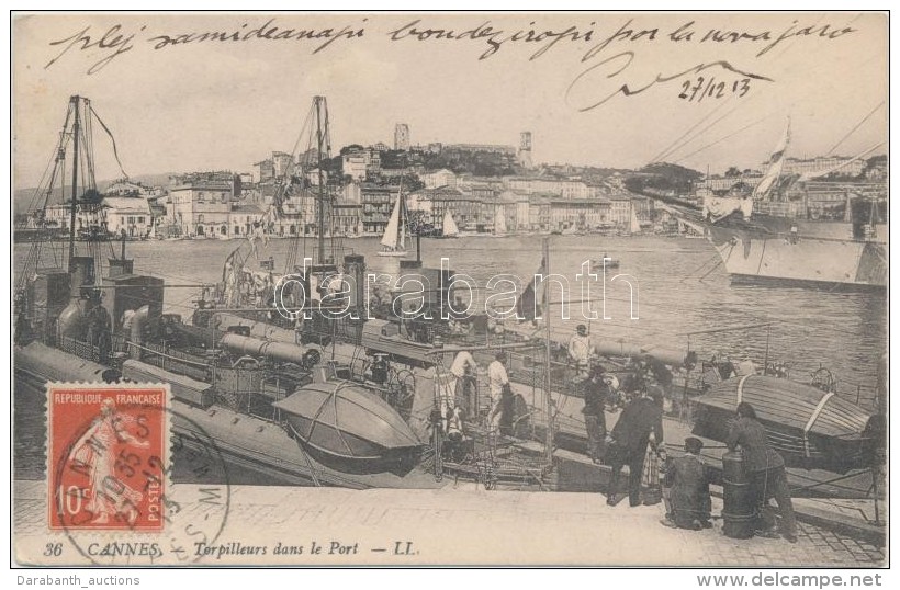 T2 Torpilleurs Dans Le Port, Cannes / French Torpedo Boats - Non Classés