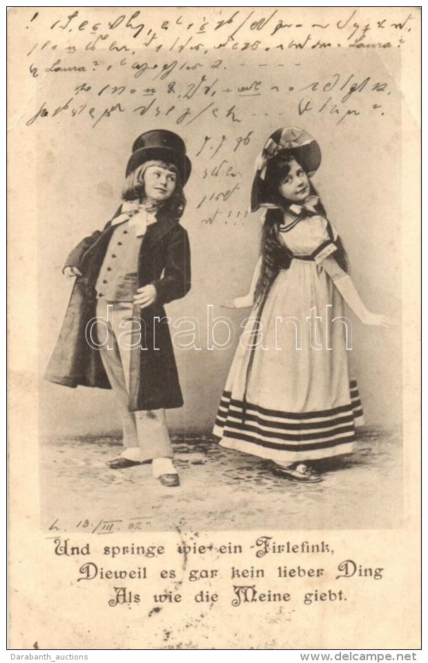 T3 Young Couple, Children Posing In Elegant Clothes (EB) - Non Classés