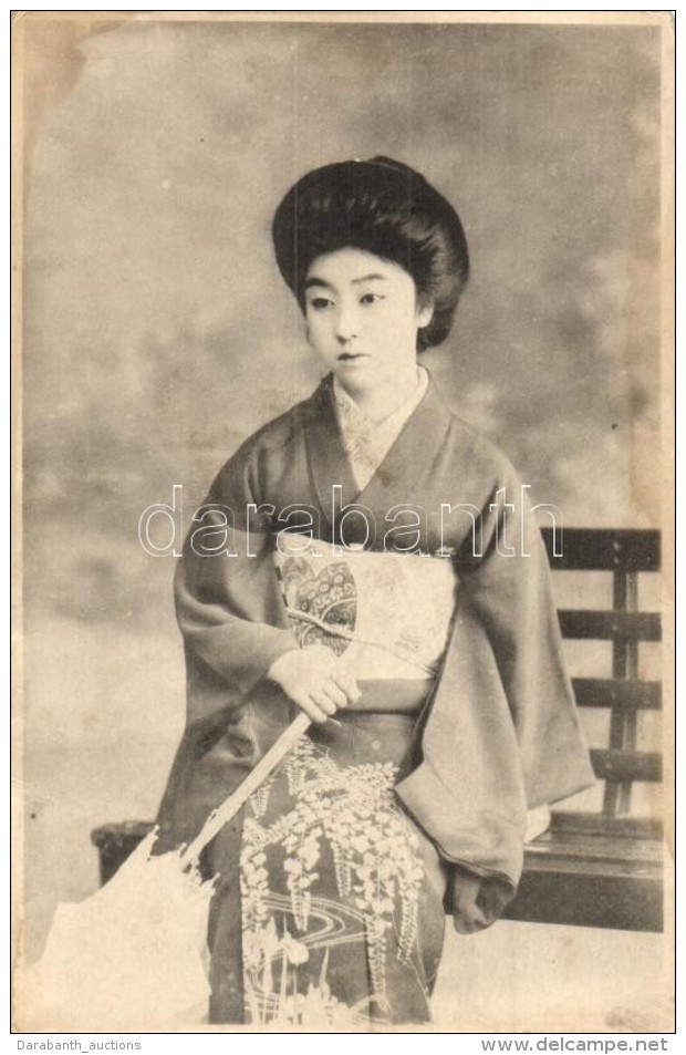 ** T2/T3 Japanese Lady, Geisha, Folklore (fl) - Non Classés