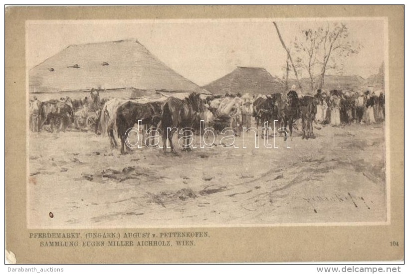 ** T2 Magyar Lóvásár / Pferdemarkt (Ungarn) / Hungarian Horse Market, Folklore. Sammlung Eugen... - Non Classés