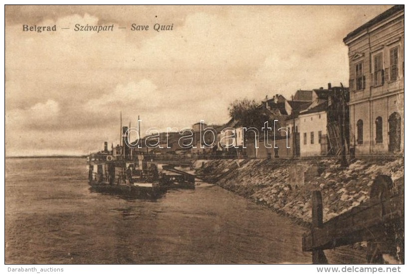 * T2 Belgrade, Save Quai / Quay, Steamship - Non Classés