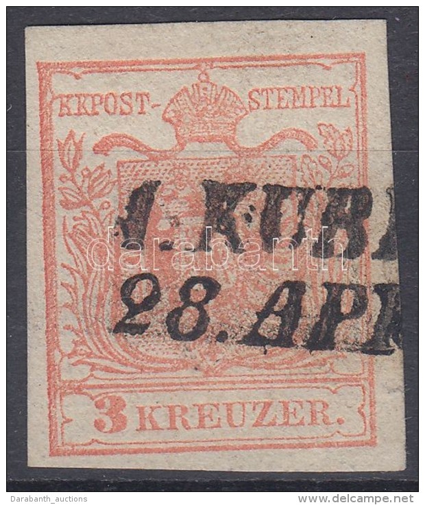 O 1850 3kr MP 'A.KUBI(N)' - Sonstige & Ohne Zuordnung