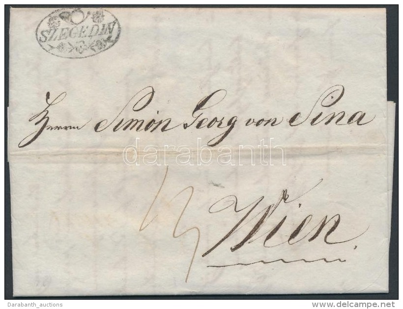 1841 Portós Levél Teljes Tartalommal / Unpaid Cover With Full Content 'SZEGEDIN' - 'WIEN ' - Sonstige & Ohne Zuordnung