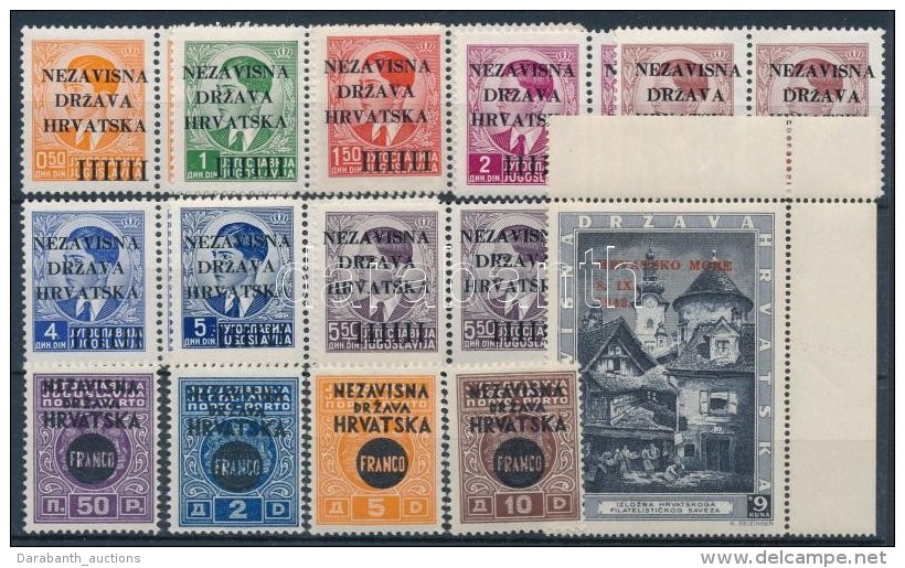 ** Horvátország 1941-1943 21 Db Bélyeg (Mi EUR 120,-) - Autres & Non Classés