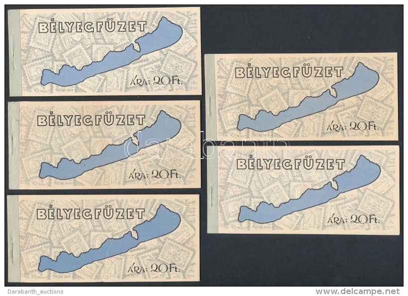 ** 1969 Balaton 5 Db Bélyegfüzet (10.000) - Autres & Non Classés