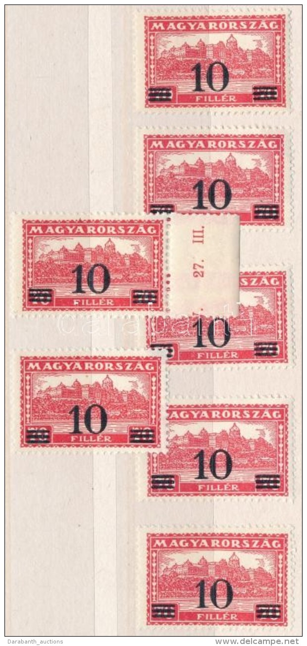 ** 1933 7 Db KisegítÅ‘ Bélyeg (10.500) - Autres & Non Classés
