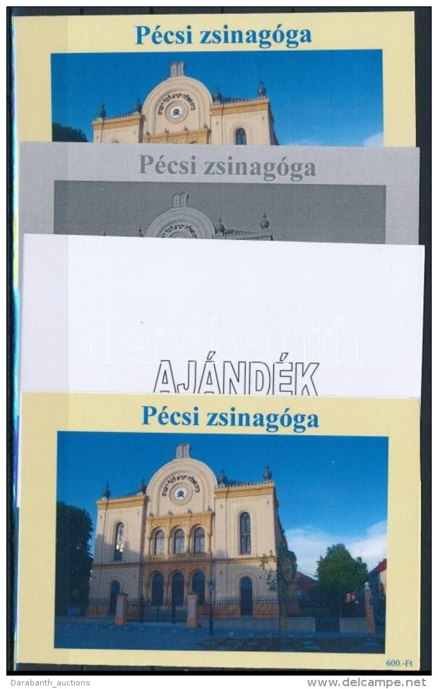 ** 2010/33 Pécsi Zsinagóga 4 Db-os Emlékív Garnitúra (28.000) - Autres & Non Classés
