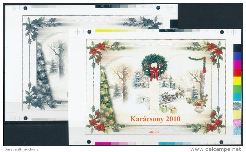 ** 2010/42 Karácsony Cromalin Emlékívpár (120.000) - Autres & Non Classés