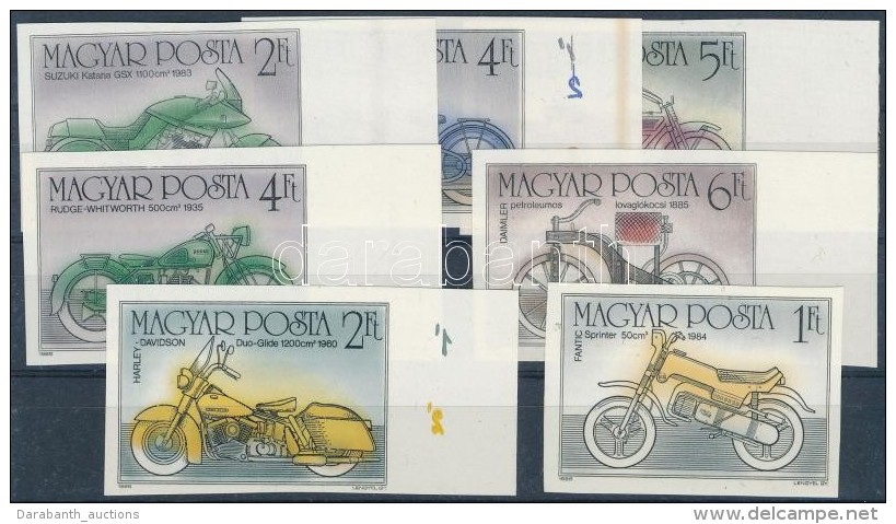 ** 1985 100 éves A Motorkerékpár Vágott Sor (3.400) - Autres & Non Classés