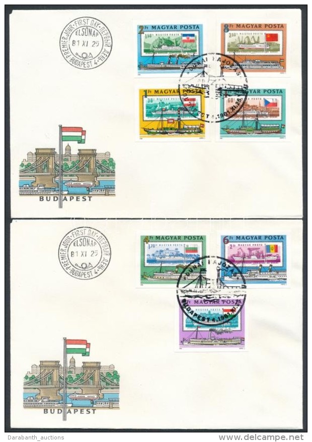 1979-1981 Vágott Sor és Blokk 3 Db FDC-n - Autres & Non Classés