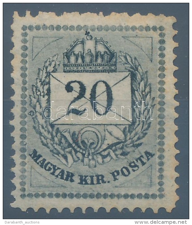 * 1881 20kr 13-as Fogazással (75.000) Ritka - Sonstige & Ohne Zuordnung