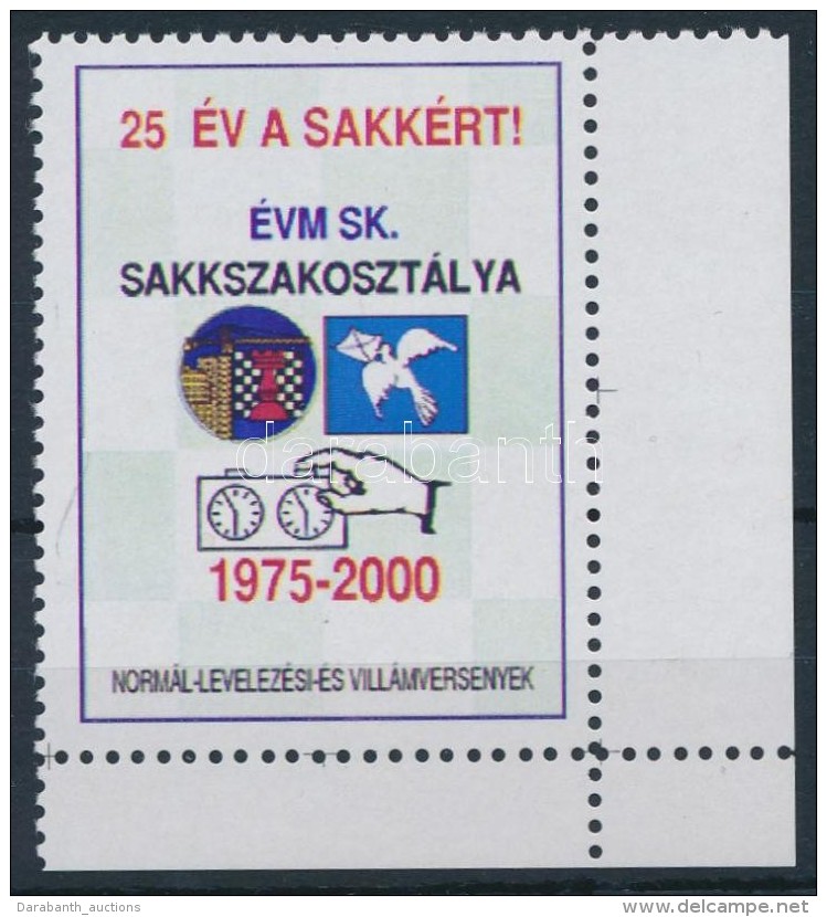 2000 25 év A Sakkért Levélzáró Próbanyomat - Non Classificati