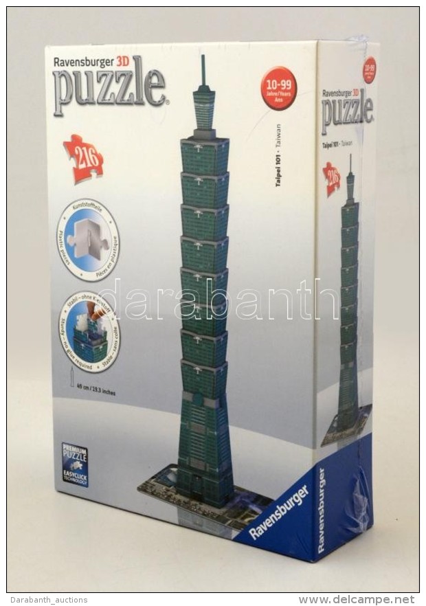 Ravensburger 3D Taipei 101, Bontatlan Dobozban, 27&times;18 Cm - Autres & Non Classés