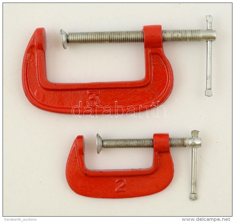 2 Db Fém Szorítóelem, Eredeti Csomagolásban - Autres & Non Classés