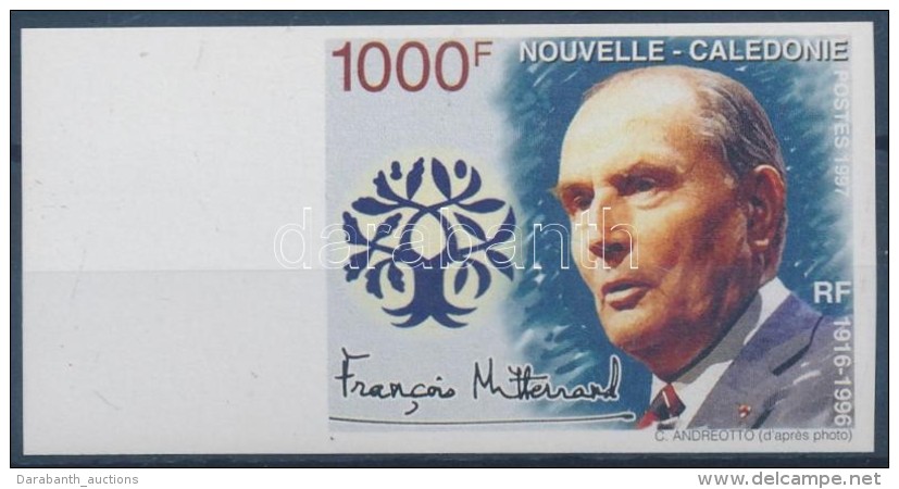 ** 1997 Mitterrand ívszéli Vágott Bélyeg Mi 1094 - Otros & Sin Clasificación