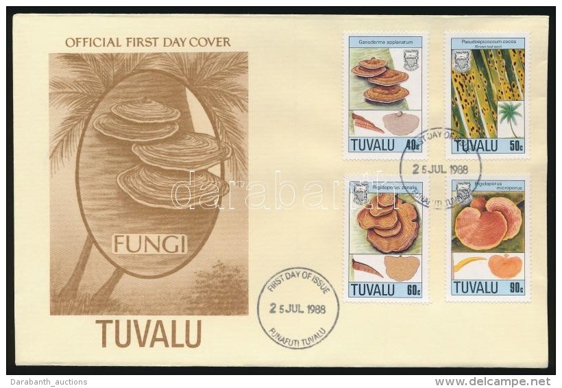 1988 Gomba Sor Mi 518-521 FDC-n - Autres & Non Classés