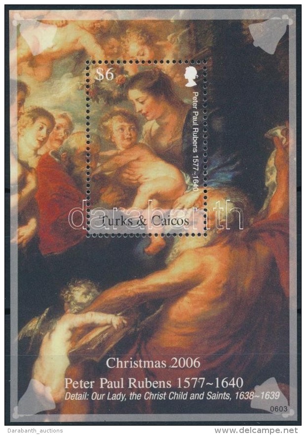 ** 2006 Karácsony, Rubens Festmény Blokk Mi 232 - Otros & Sin Clasificación