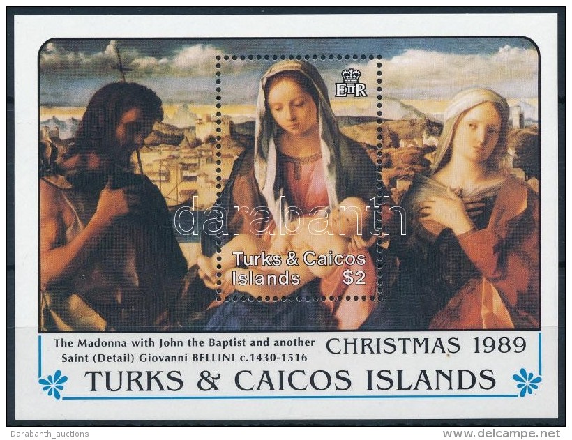 ** 1989 Karácsony; Giovanni Bellini Festmény Blokk Mi 80 - Autres & Non Classés
