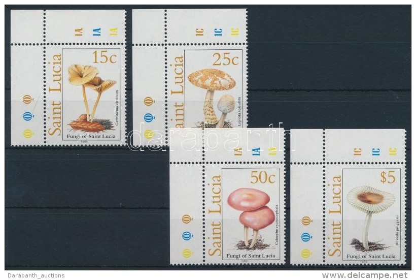 ** 1989 Gomba ívsarki Sor Mi 948-951 + FDC-n - Autres & Non Classés