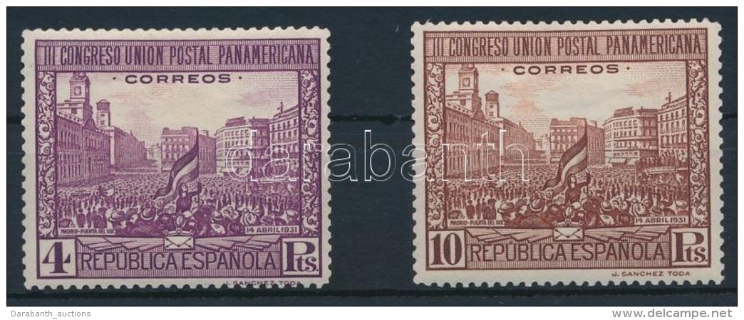 * 1931 Pánamerikai Posta Kongresszus Záróértékek Mi 590-591 - Autres & Non Classés