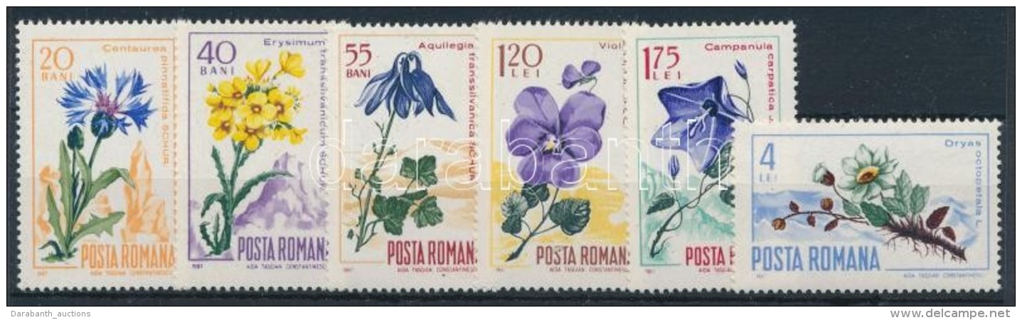 ** 1967 Virág Sor Mi 2594-2599 - Other & Unclassified