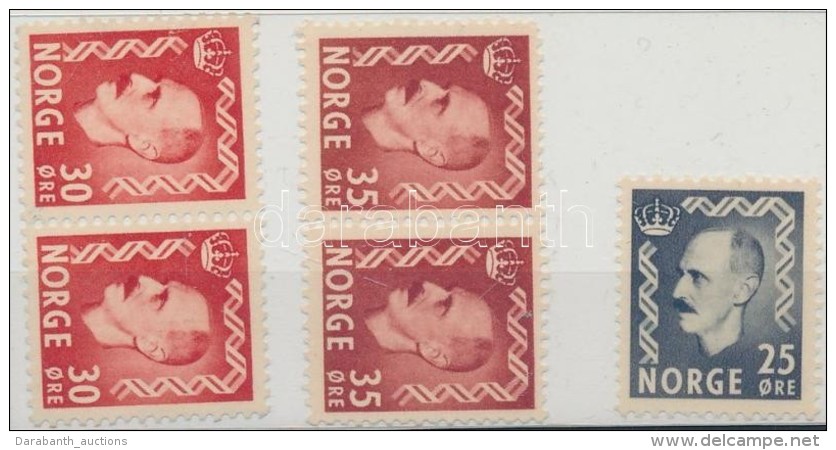 ** 1950 Forgalmi Bélyegek 2 Klf Pár + 1 Bélyeg Mi 359, 2x361, 2x362 - Autres & Non Classés