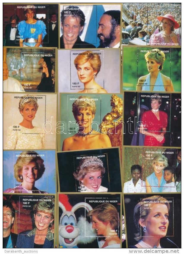 ** 1998 Lady Diana 15 Klf Magánkiadású Blokk - Autres & Non Classés