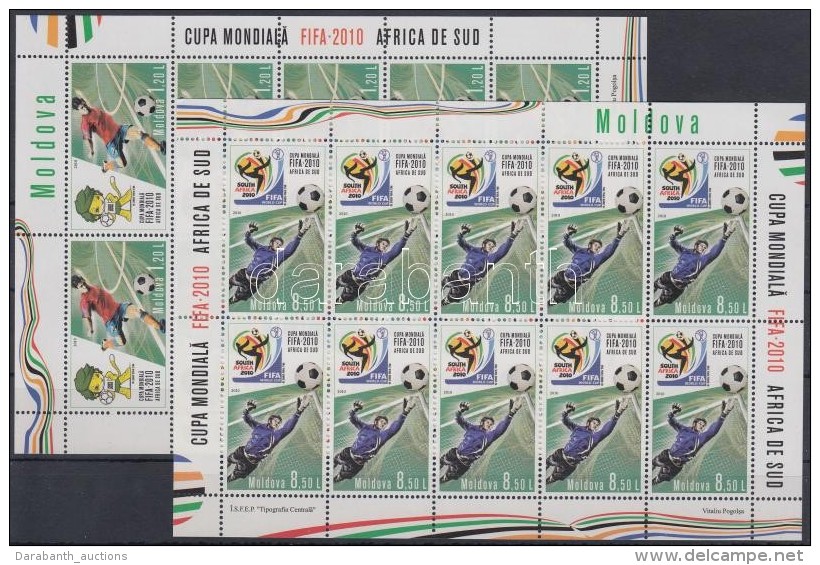 ** 2010 FIFA VB, Dél-Afrika Kisív Sor Mi 706-707 - Other & Unclassified