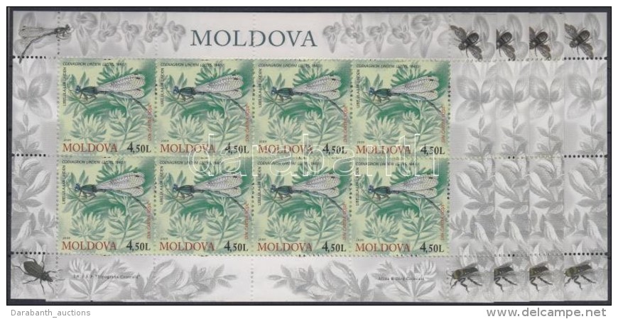 ** 2009 Veszélyeztetett állatok; Rovarok Kisív Sor Mi 659-662 - Autres & Non Classés