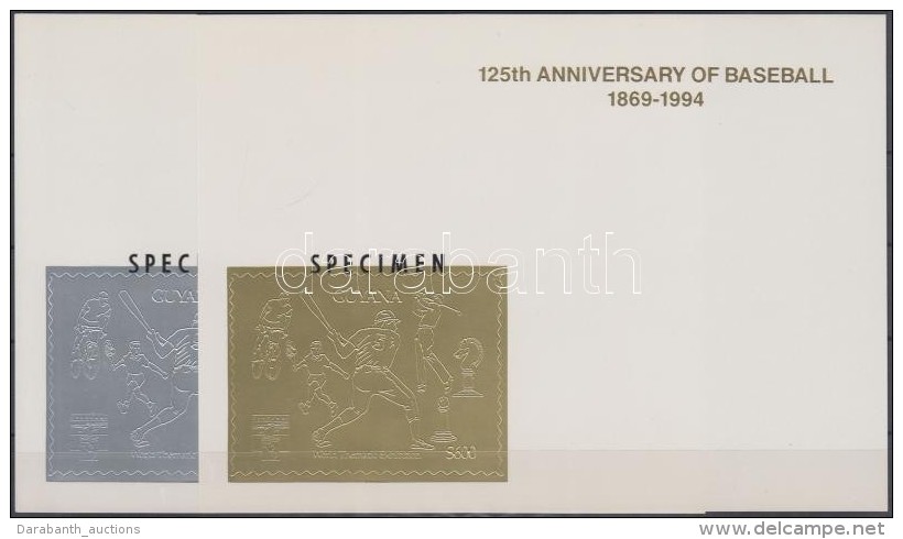 ** 1992 Nemzetközi Bélyegkiállítás, Genova; 125 éves A Baseball Arany... - Other & Unclassified