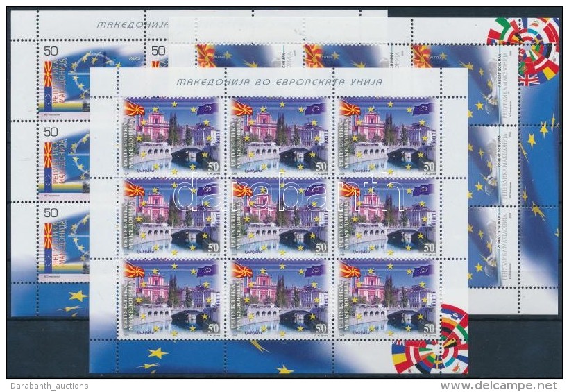 ** 2008 EU Csatlakozás Kisív Sor Mi 464-466 - Autres & Non Classés