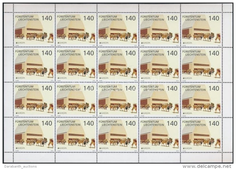 ** 2012 Europa CEPT, Látogatás Kisív Mi 1624 - Autres & Non Classés