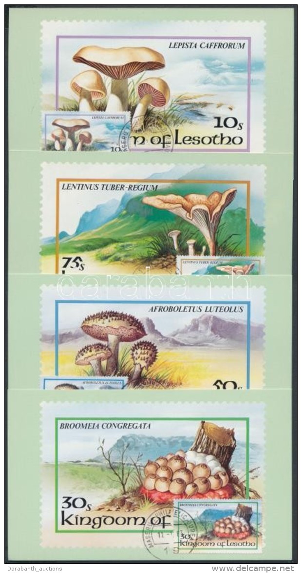 ** 1983 Gomba Sor Mi 411-414 + 4 Db FDC-n - Autres & Non Classés