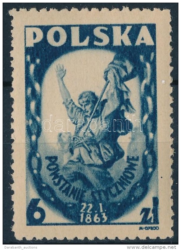 ** 1946 Az 1863-as Januári Felkelés évfordulója Bélyeg Mi 427 - Autres & Non Classés