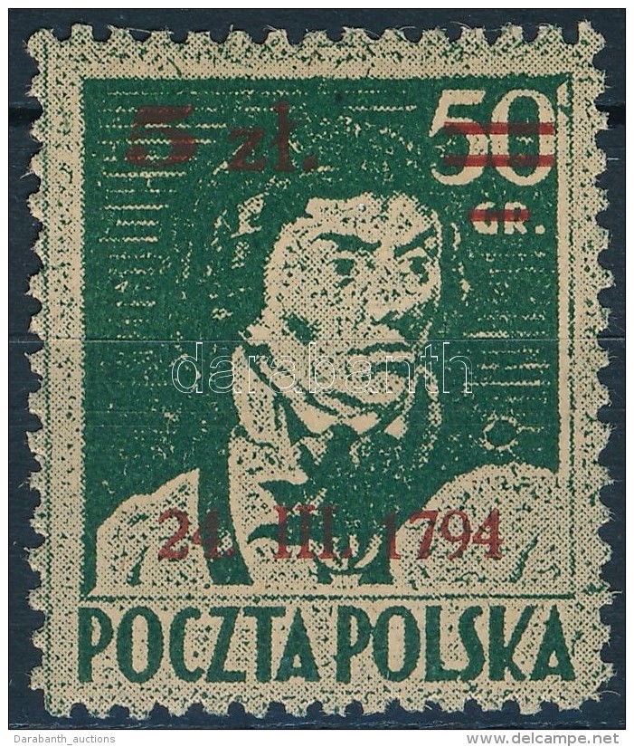 ** 1945 A Kosciuszko-felkelés 150. évfordulója Mi 398 - Autres & Non Classés