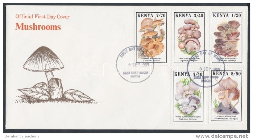 1991 Gomba Sor Mi 486-490 FDC-n - Sonstige & Ohne Zuordnung