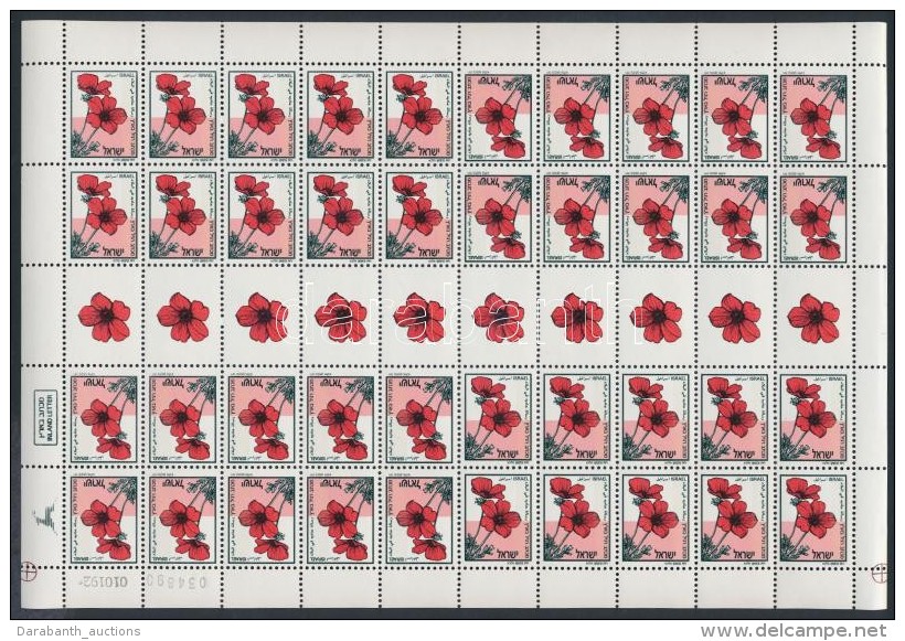 ** 1992 Virágok 40 Bélyeget Tartalmazó Bélyegfüzet Mi 1217 - Autres & Non Classés