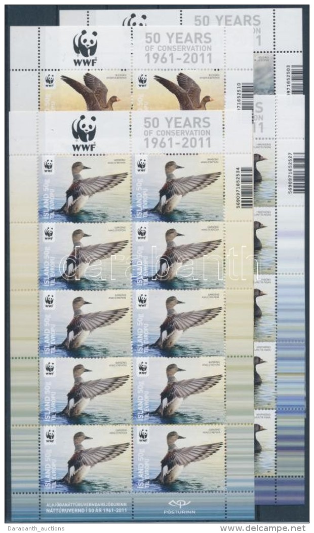 ** 2011 WWF Veszélyeztetett Madárfajok Kisívsor Mi 1298-1301 - Other & Unclassified