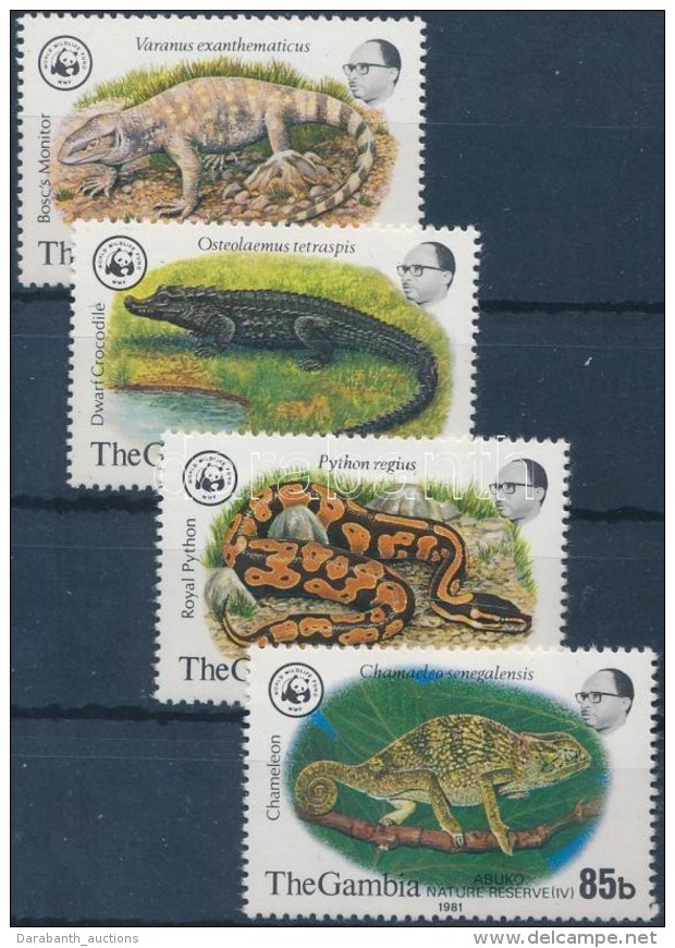 ** 1981 WWF Abuko Nemzeti Park Sor Mi 430-433 - Autres & Non Classés