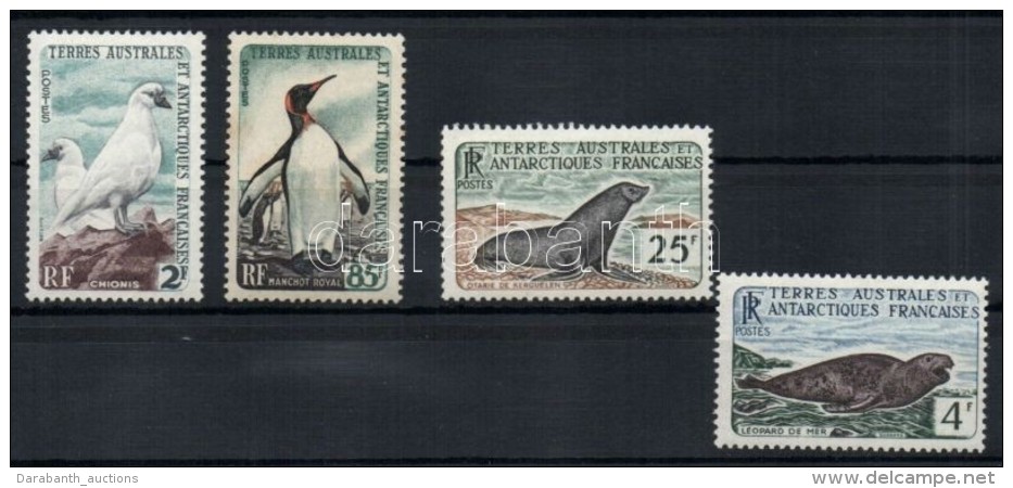 ** 1960 Forgalmi: Az Antarktisz állatai Sor Mi 19-22 - Autres & Non Classés