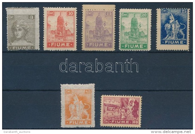 ** 1919 7 Klf Forgalmi érték Mi 33, 35-38, 41, 43 - Autres & Non Classés