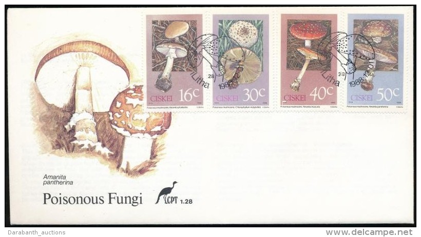 1988 Gomba Sor Mi 145-148 FDC-n - Autres & Non Classés