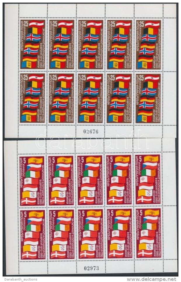 ** 1982 Európai Biztonság és EgyüttmÅ±ködés Kisívsor Mi 3138-3141 - Autres & Non Classés