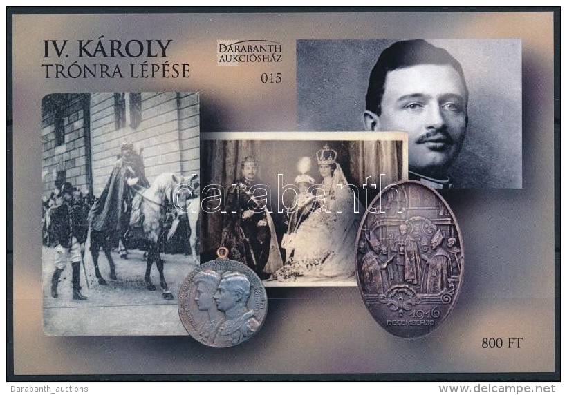 ** 2016 IV. Károly Trónra Lépése Emlékív (ssz.: 015) - Autres & Non Classés