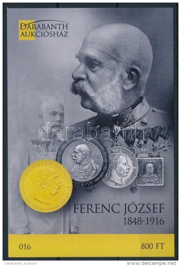 ** 2016 Ferenc József 1848-1916 Emlékív (ssz.: 016) - Autres & Non Classés