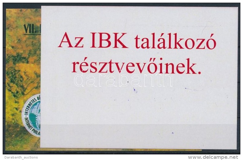 ** 2012 VI. IBK Találkozó és II. Filatéliai Szabadegyetem Emlékív... - Autres & Non Classés