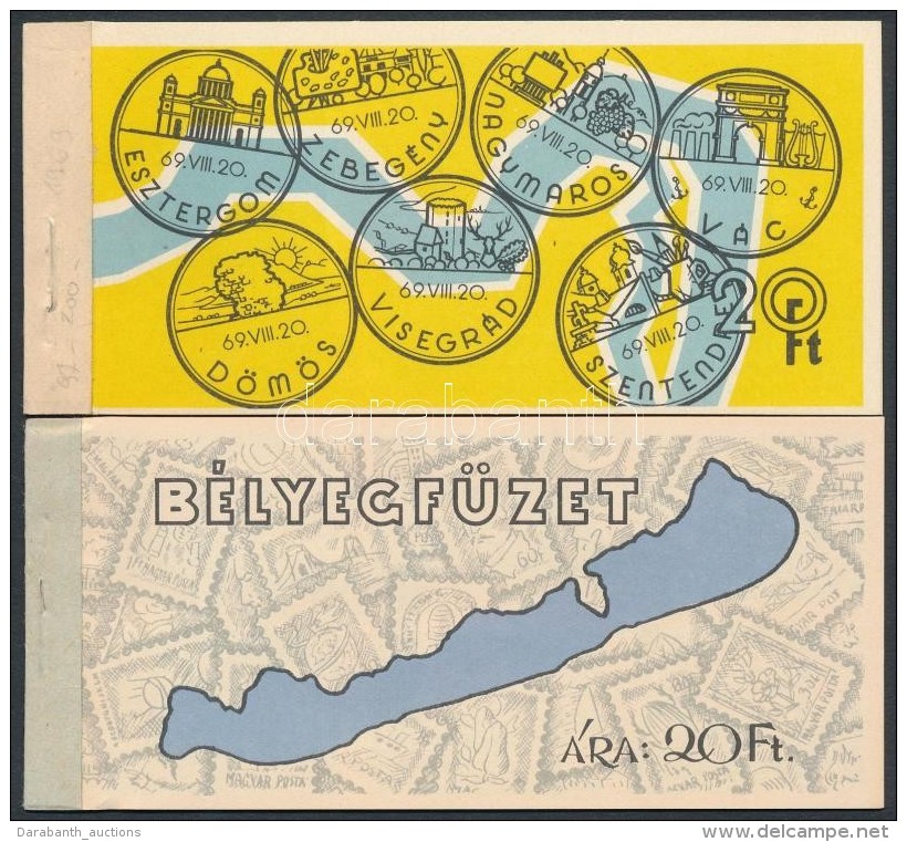 ** 1969 Balaton+Dunakanyar Bélyegfüzetek (4.000) - Autres & Non Classés