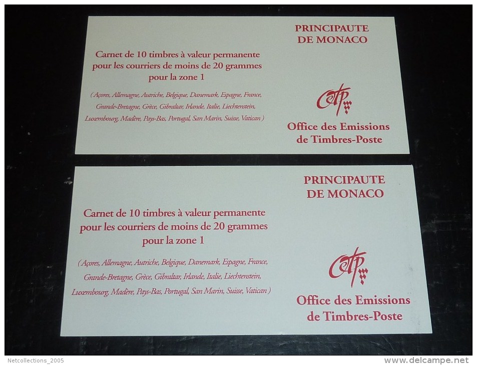 LOT IMPORTANT DE 41 CARNET DE MONACO TRES BON ETAT VOIR ANNONCE POUR DESCRIPTIF