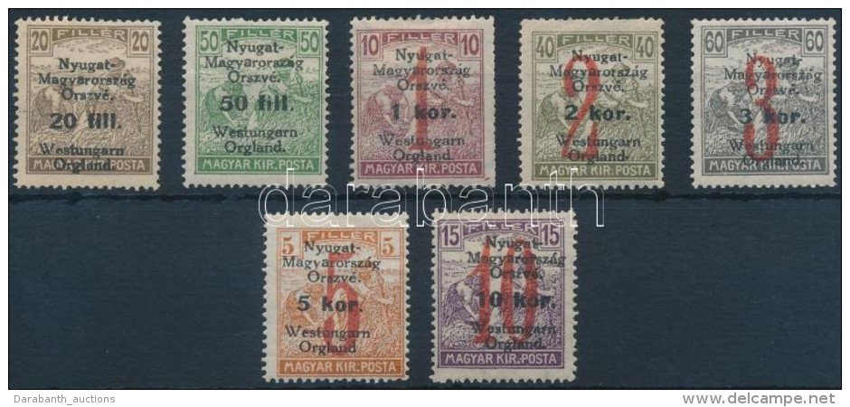 * Nyugat-Magyarország VI. 1921 Sor Bodor Vizsgálójellel (5.700) - Autres & Non Classés